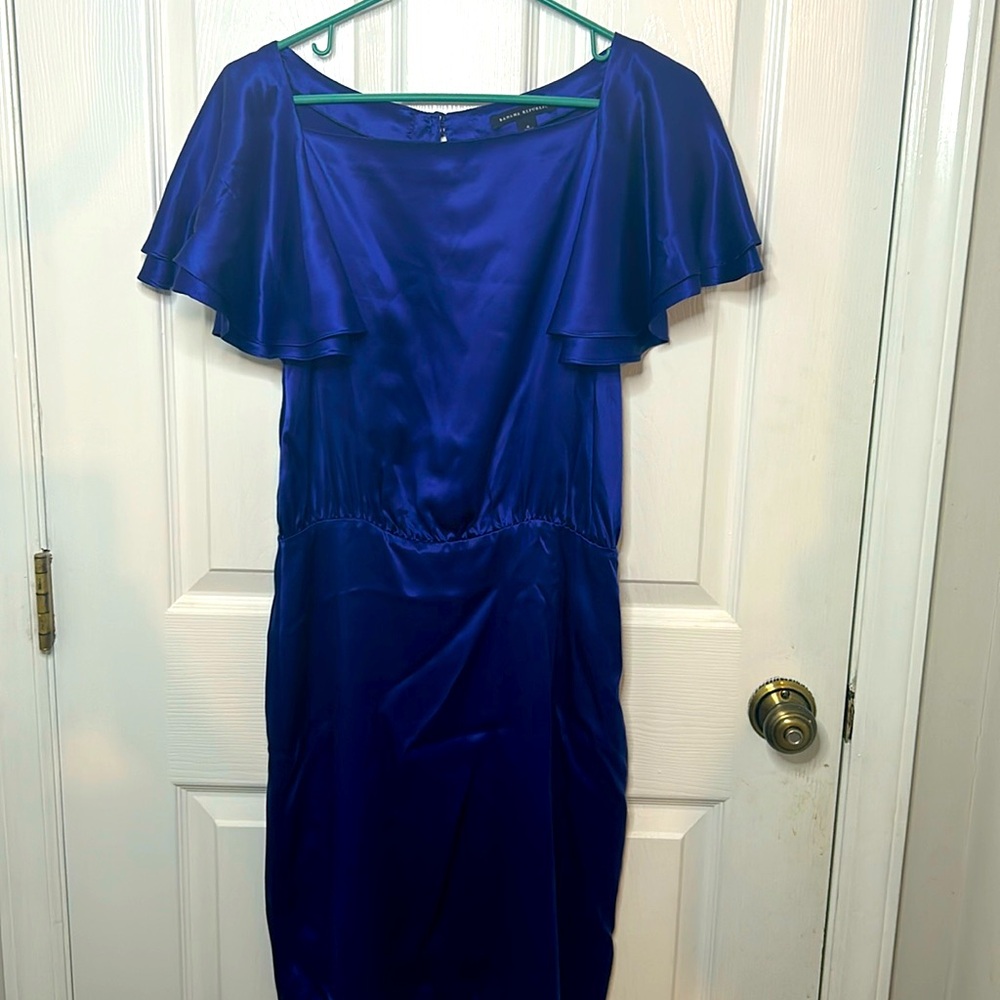 Blue banana republic silky dress size 4